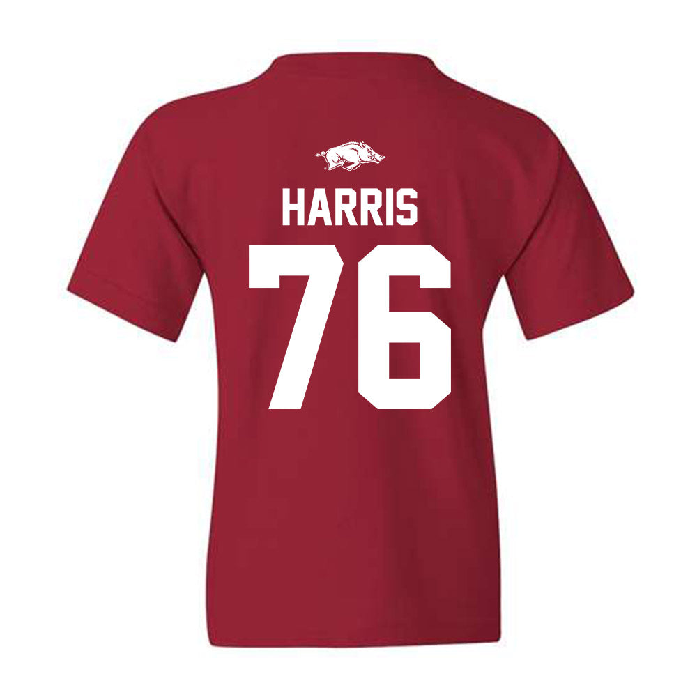 Arkansas - NCAA Football : E'Marion Harris - Youth T-Shirt