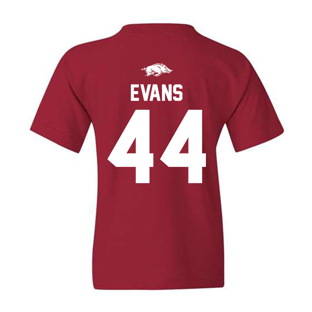 Arkansas - NCAA Women's Volleyball : Zoi Evans - Youth T-Shirt
