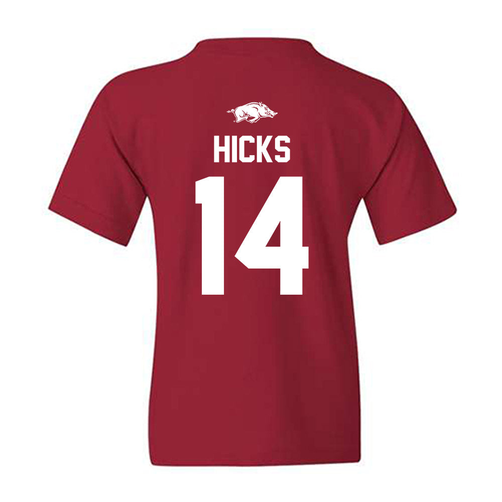 Arkansas - NCAA Women's Volleyball : Rosana Hicks - Classic Shersey Youth T-Shirt-1