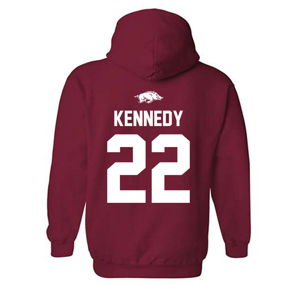 Arkansas - NCAA Softball : Dakota Kennedy - Classic Shersey Hooded Sweatshirt-1
