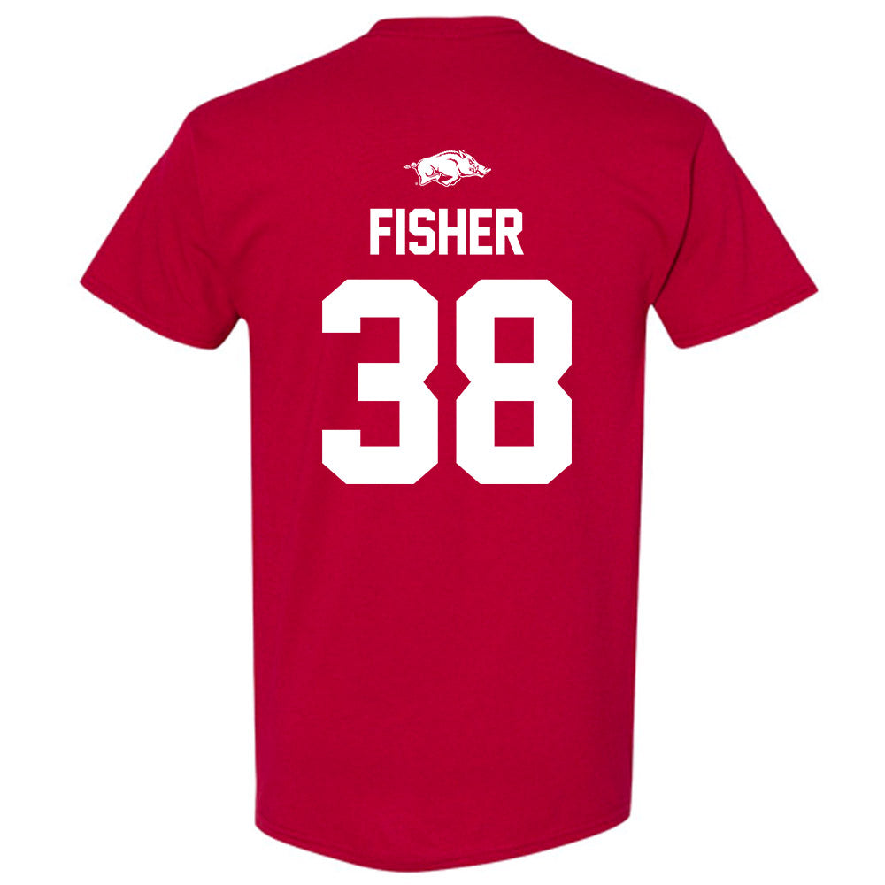 Arkansas - NCAA Baseball : Colin Fisher - T-Shirt