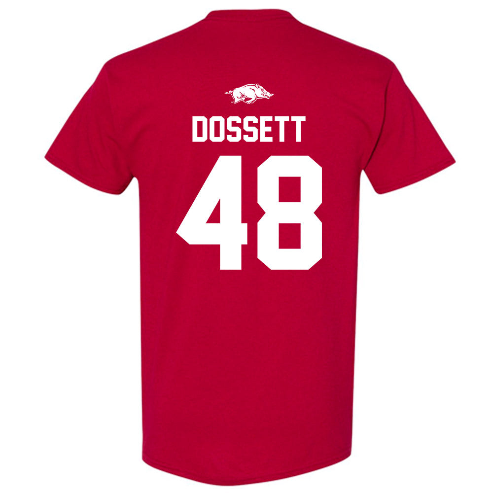 Arkansas - NCAA Baseball : Cooper Dossett - T-Shirt