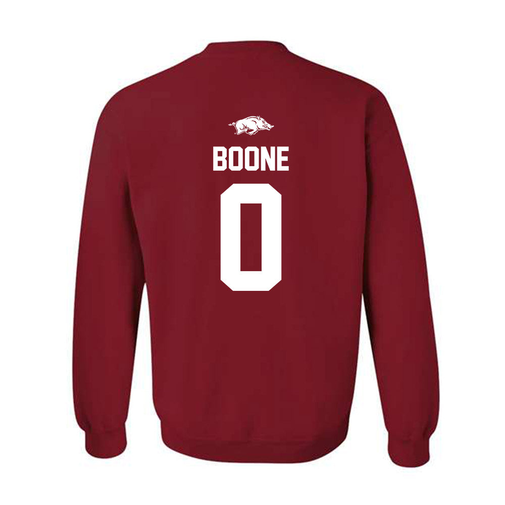 Arkansas - NCAA Football : Justus Boone - Classic Shersey Crewneck Sweatshirt-1