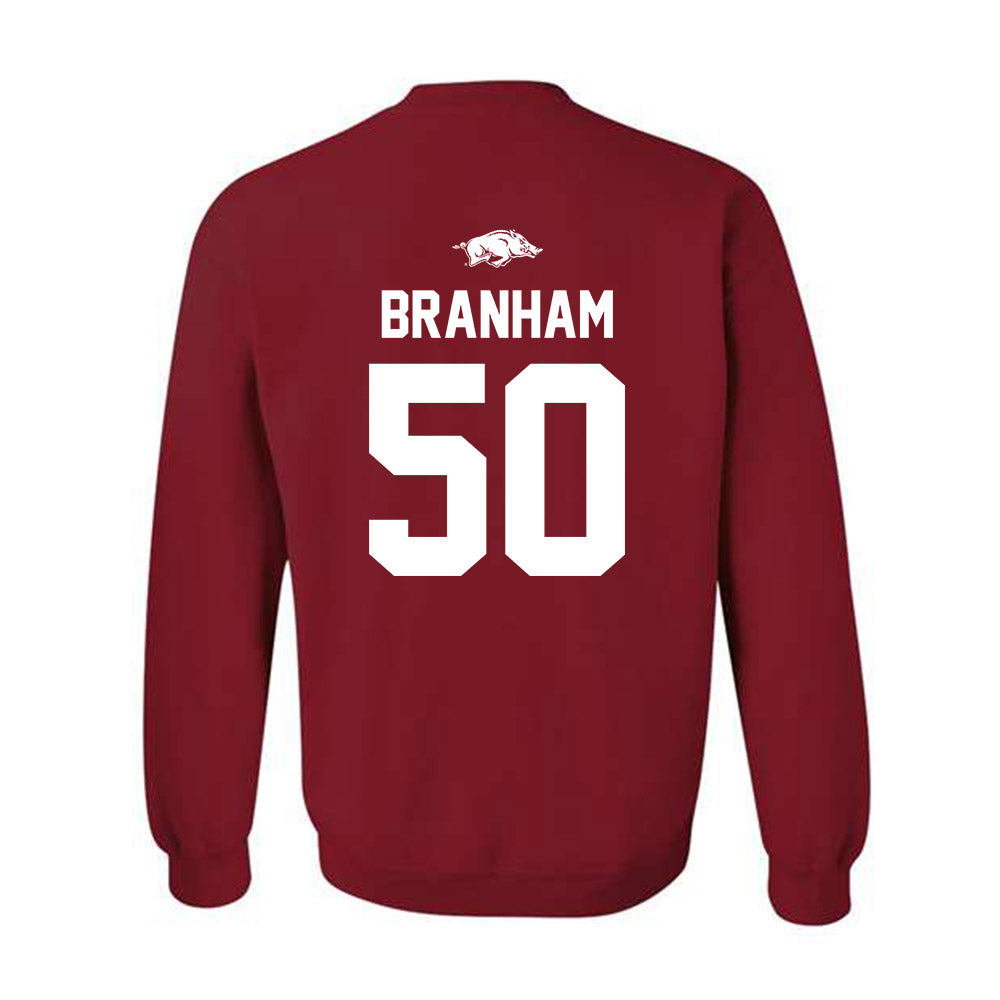 Arkansas - NCAA Football : Kobe Branham - Classic Shersey Crewneck Sweatshirt