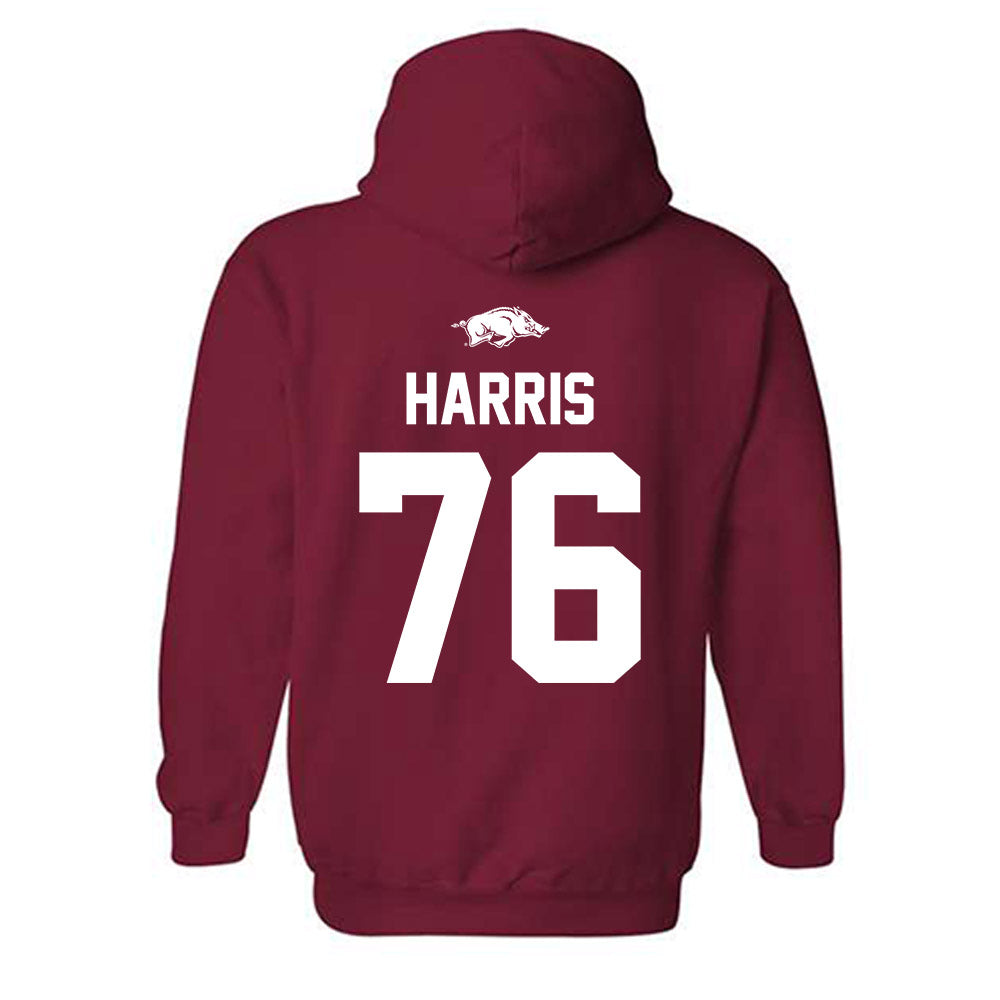 Arkansas - NCAA Football : E'Marion Harris - Hooded Sweatshirt