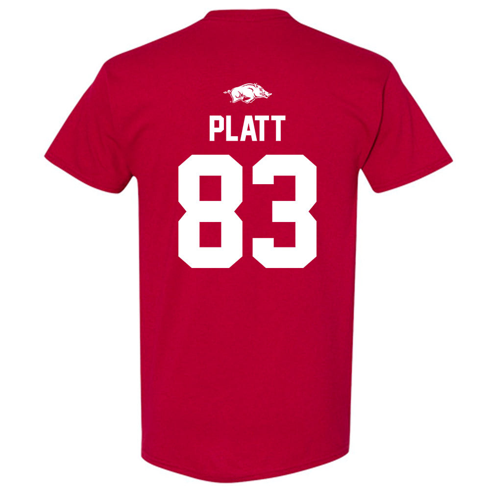 Arkansas - NCAA Football : Jaden Platt - Classic Shersey T-Shirt-1