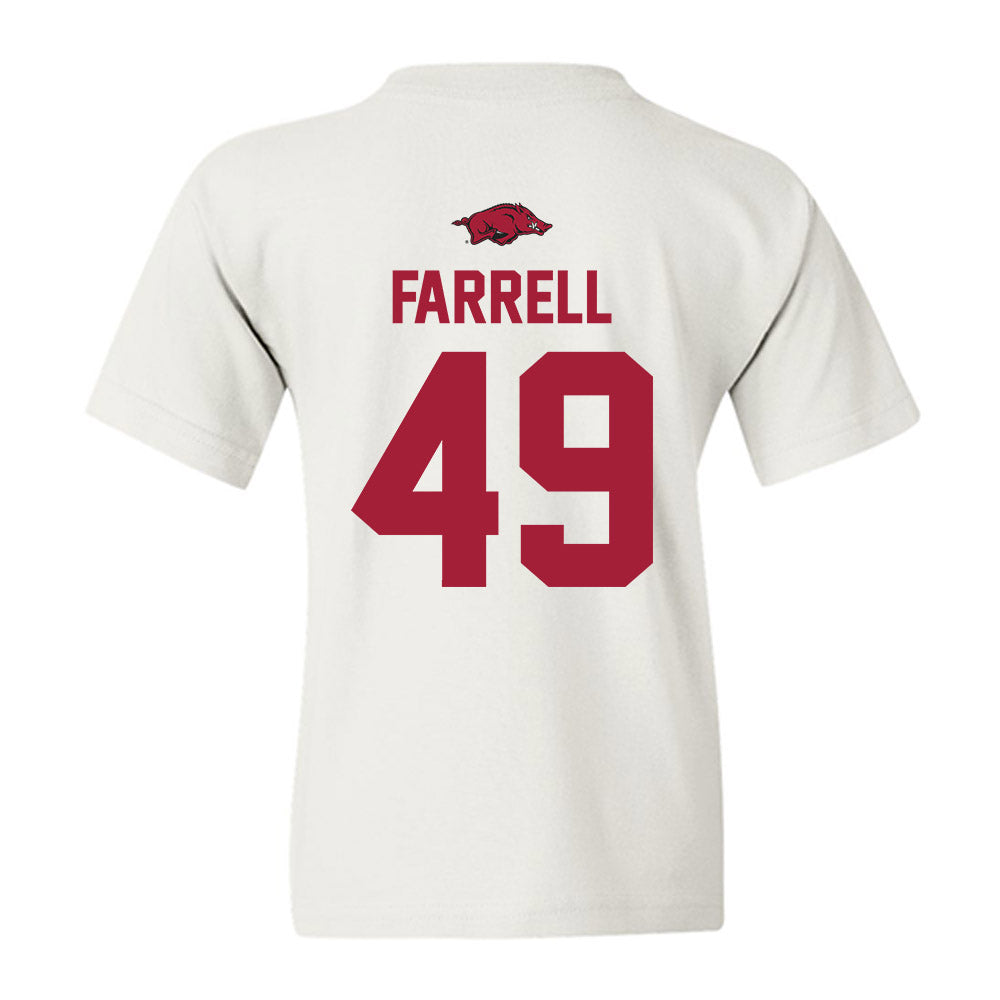Arkansas - NCAA Baseball : Jackson Farrell - Classic Shersey Youth T-Shirt-1