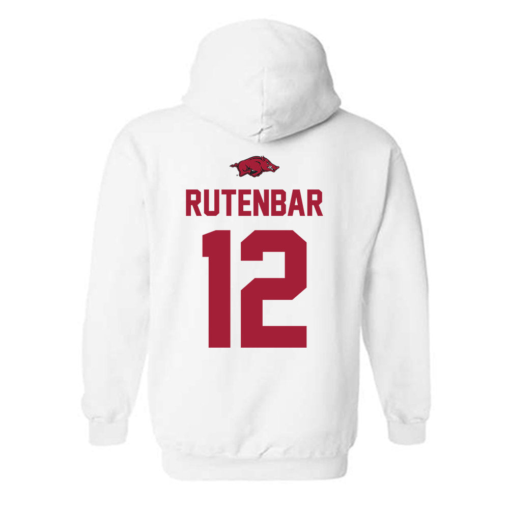 Arkansas - NCAA Baseball : Carter Rutenbar - Classic Shersey Hooded Sweatshirt-1