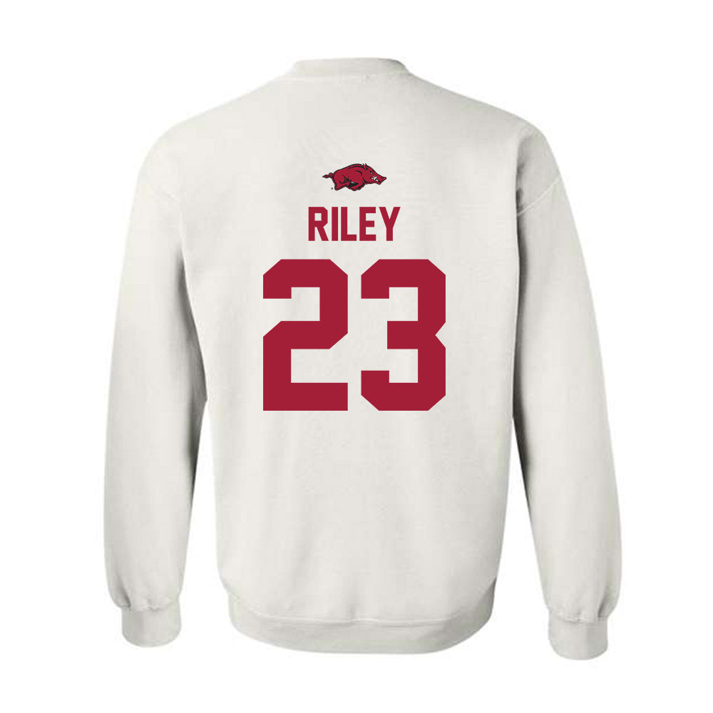 Arkansas - NCAA Women's Soccer : Ella Riley - Classic Shersey Crewneck Sweatshirt-1