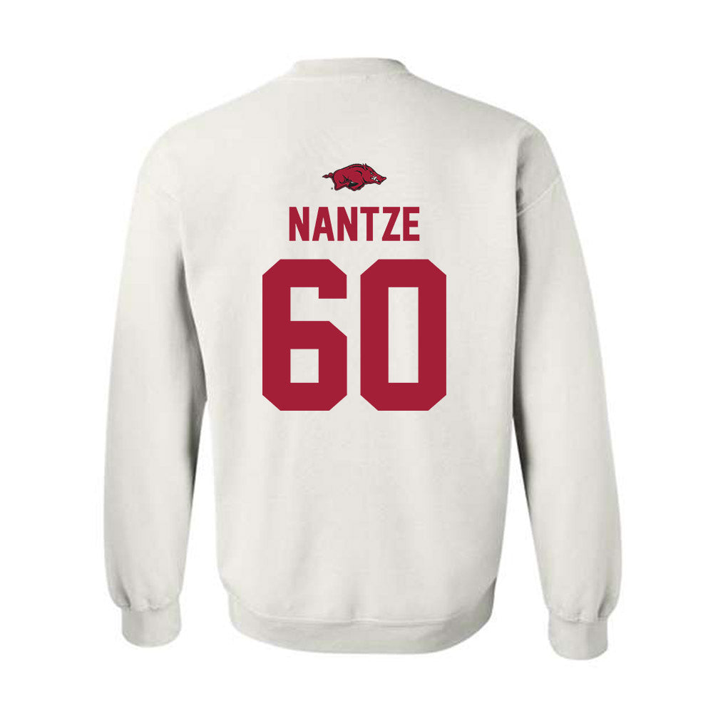 Arkansas - NCAA Football : Jonas Nantze - Classic Shersey Crewneck Sweatshirt-1