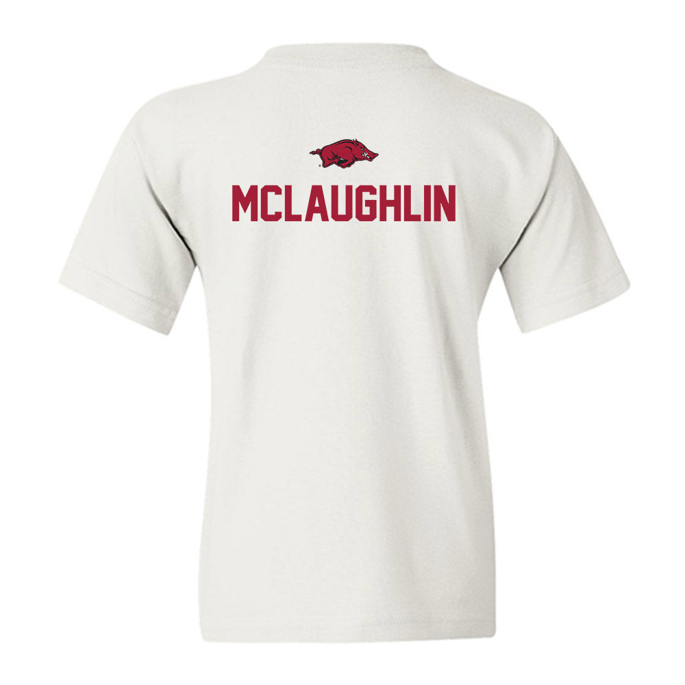 Arkansas - NCAA Men's Golf : Jackson McLaughlin - Classic Shersey Youth T-Shirt-1
