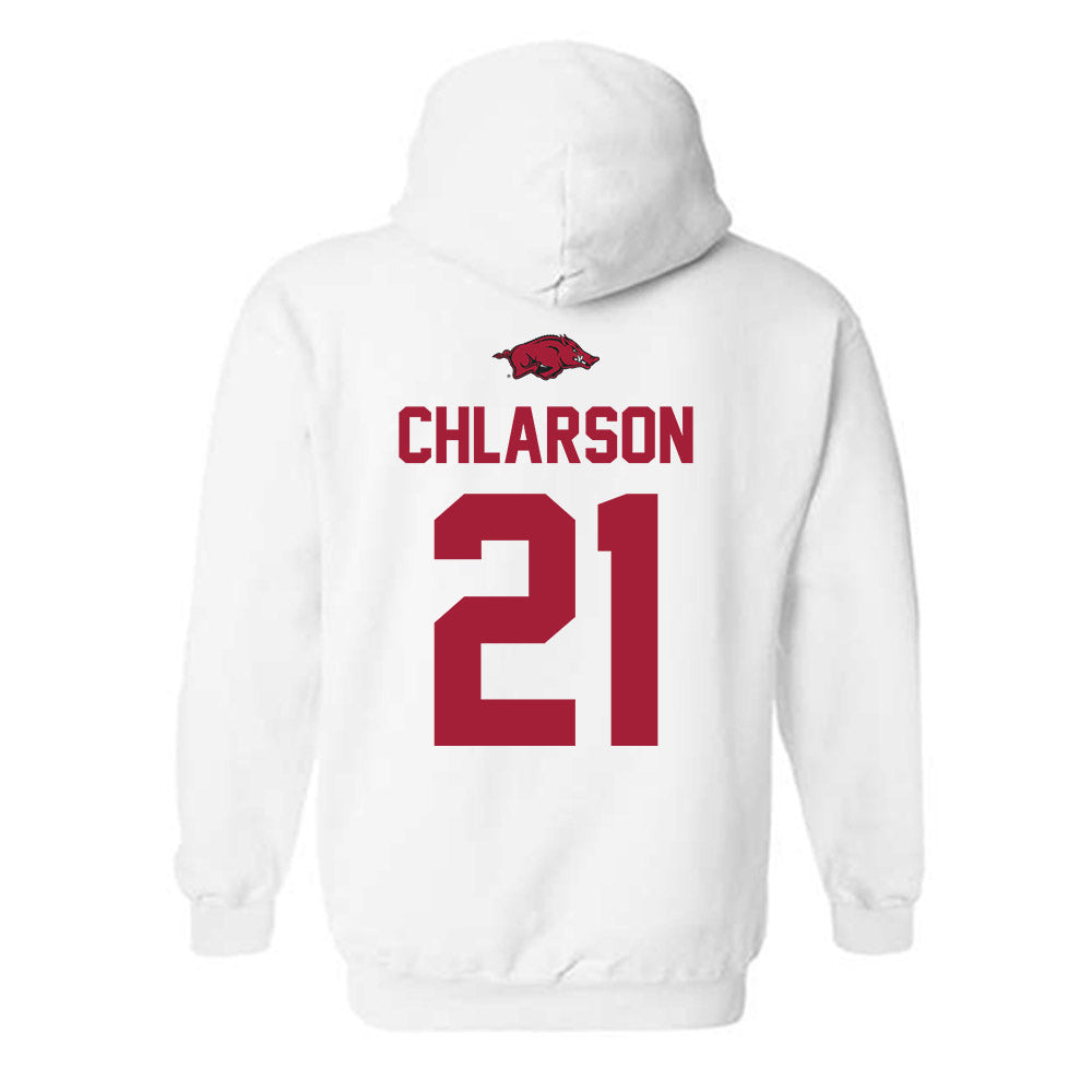 Arkansas - NCAA Women's Basketball : Ashlynn Chlarson - Classic Shersey Hooded Sweatshirt-1