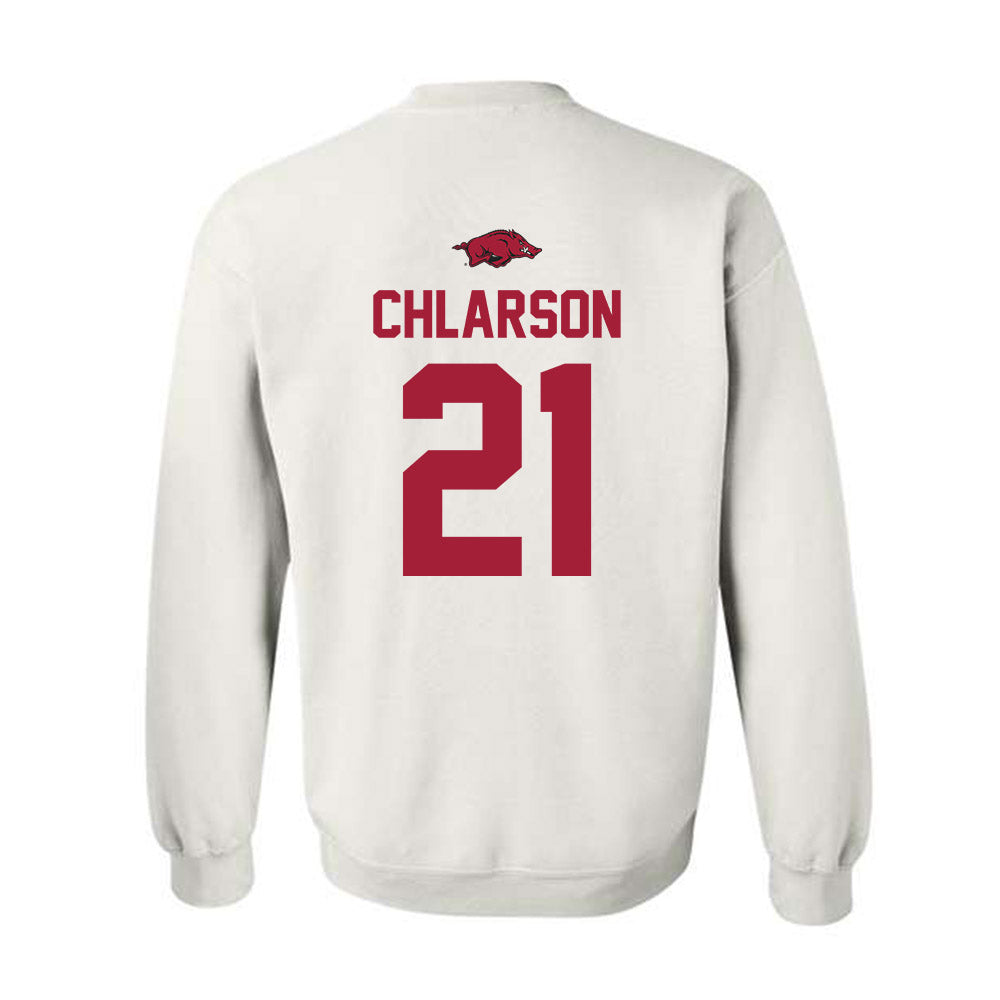 Arkansas - NCAA Women's Basketball : Ashlynn Chlarson - Classic Shersey Crewneck Sweatshirt-1