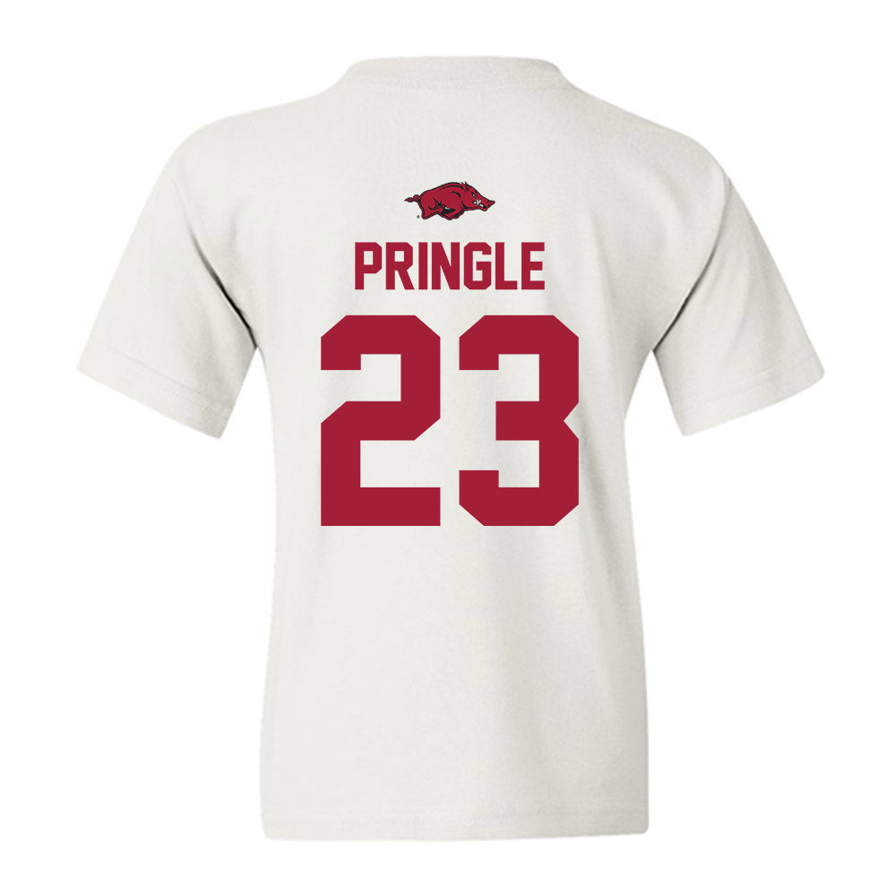 Arkansas - NCAA Men's Basketball : Nick Pringle - Classic Shersey Youth T-Shirt-1