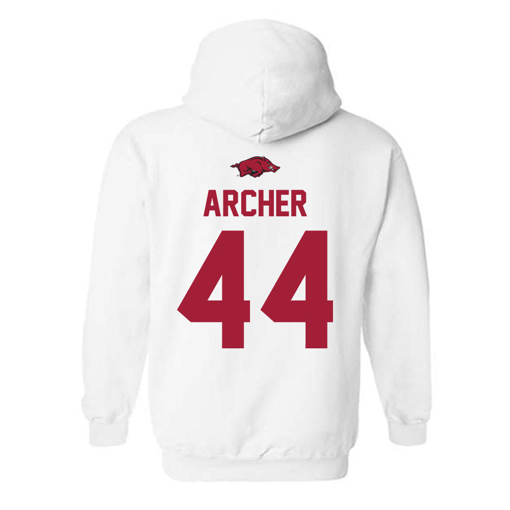Arkansas - NCAA Women's Basketball : Maryn Archer - Classic Shersey Hooded Sweatshirt-1