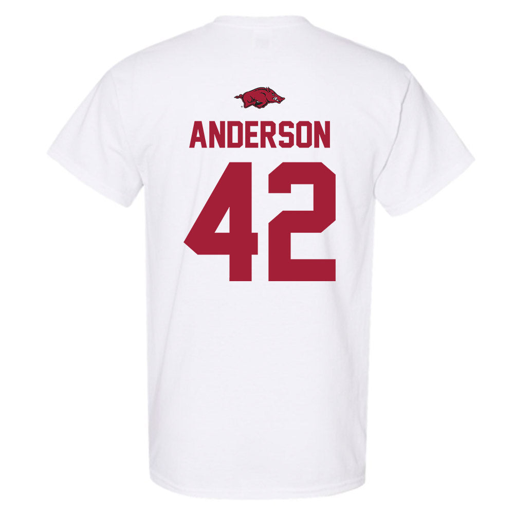 Arkansas - NCAA Baseball : Michael Anderson - Classic Shersey T-Shirt-1