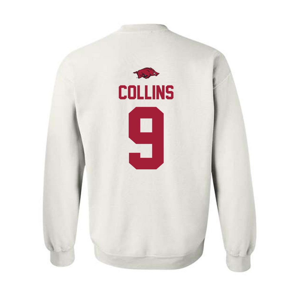 Arkansas - NCAA Football : Charleston Collins - Classic Shersey Crewneck Sweatshirt-1