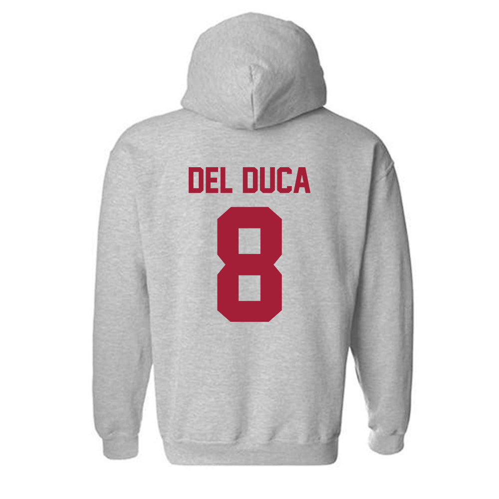 Arkansas - NCAA Softball : Kyler Del Duca - Hooded Sweatshirt-1