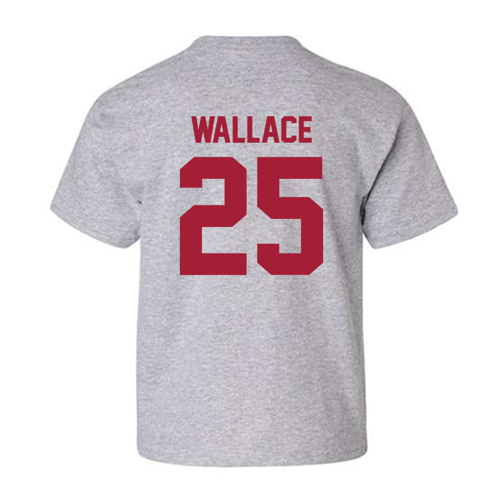 Arkansas - NCAA Football : Tavion Wallace - Youth T-Shirt-1