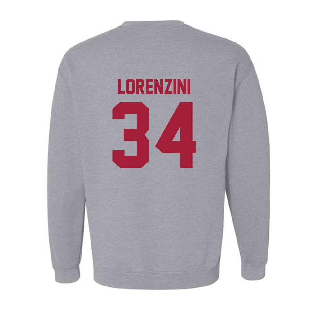 Arkansas - NCAA Baseball : Joey Lorenzini - Crewneck Sweatshirt-1