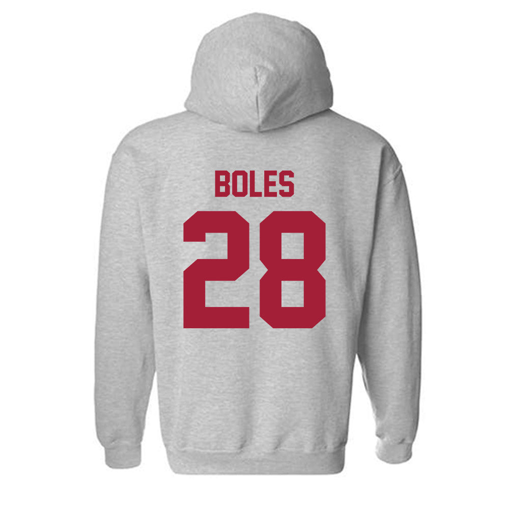Arkansas - NCAA Baseball : Carson Boles - Hooded Sweatshirt