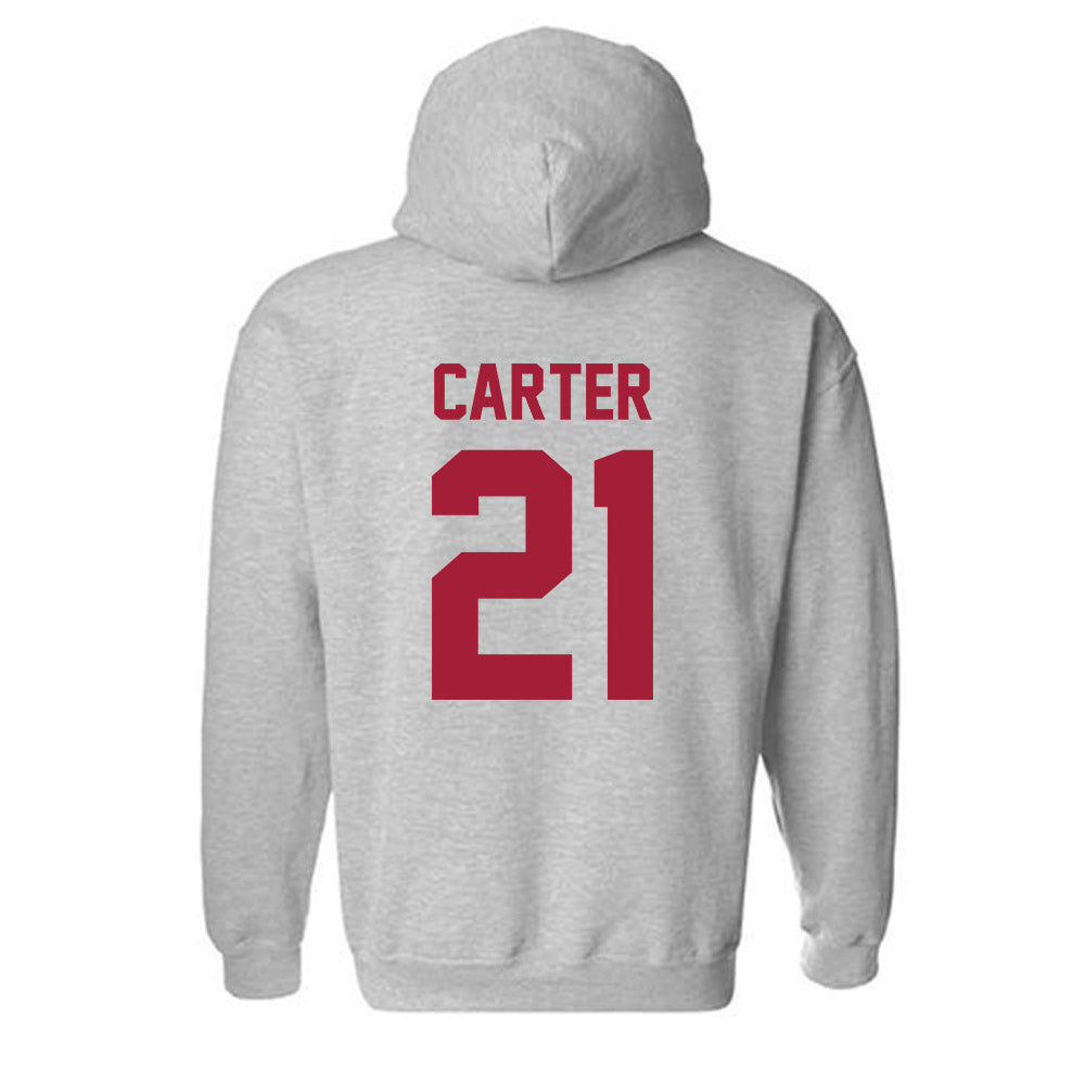 Arkansas - NCAA Softball : Ava Carter - Hooded Sweatshirt-1