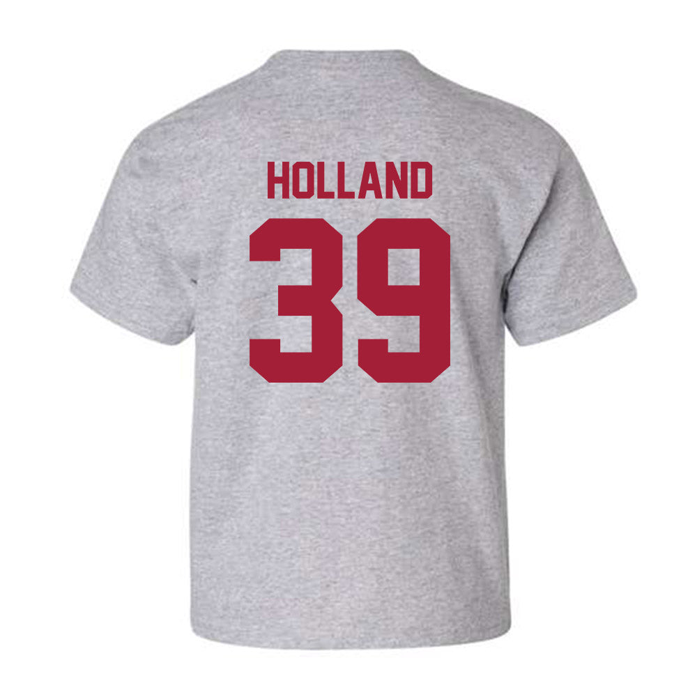 Arkansas - NCAA Baseball : Tucker Holland - Youth T-Shirt