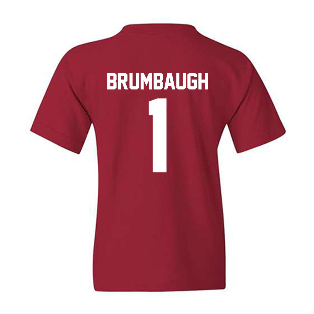 Arkansas - NCAA Baseball : Carson Brumbaugh - Classic Shersey Youth T-Shirt-1