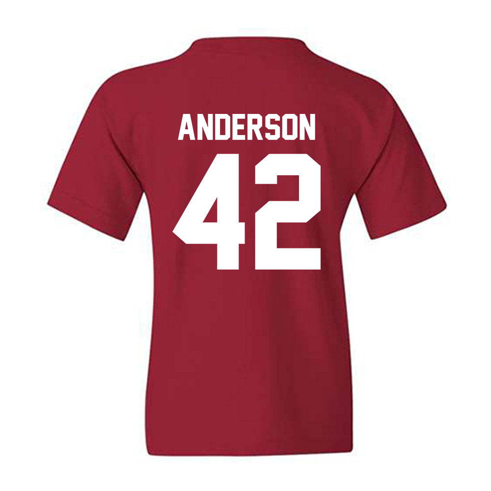 Arkansas - NCAA Baseball : Michael Anderson - Classic Shersey Youth T-Shirt-1