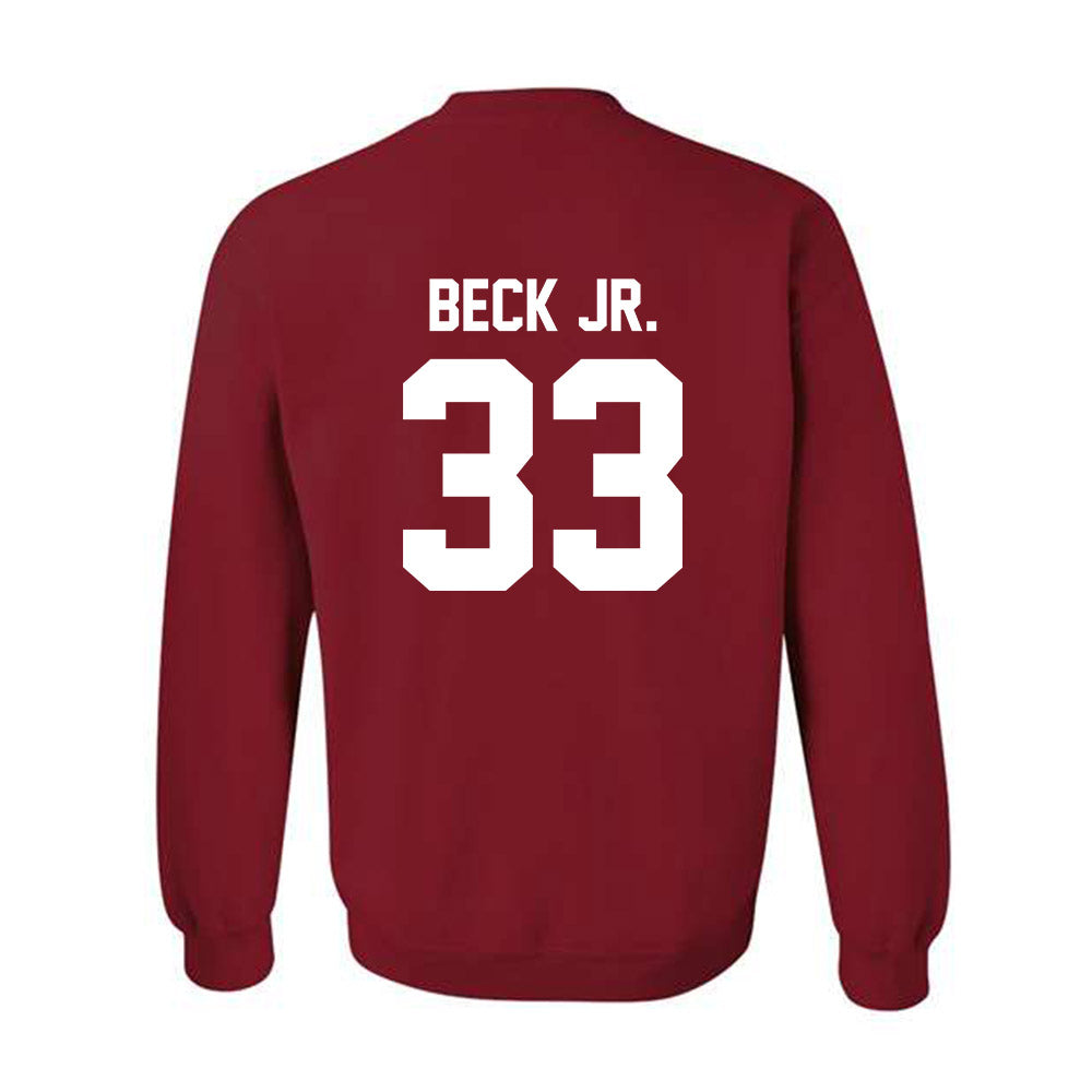 Arkansas - NCAA Football : Jeremiah Beck Jr. - Classic Shersey Crewneck Sweatshirt-1