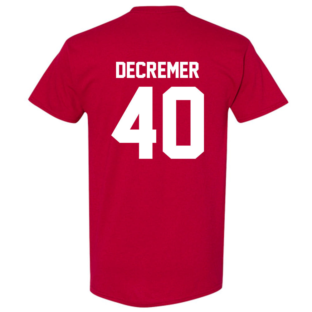 Arkansas - NCAA Baseball : James DeCremer - Classic Shersey T-Shirt-1