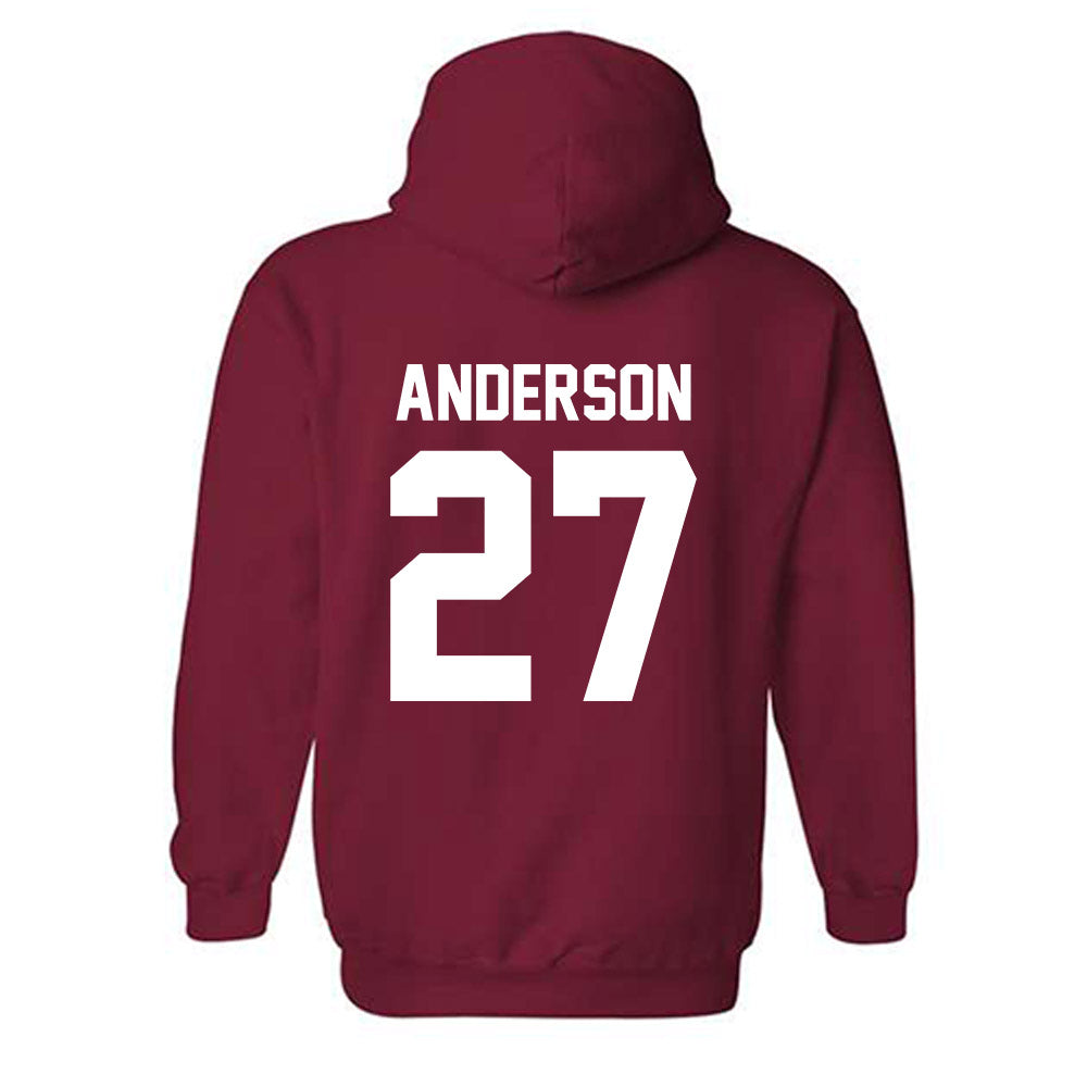 Arkansas - NCAA Women's Soccer : Dejionee Anderson - Classic Shersey Hooded Sweatshirt
