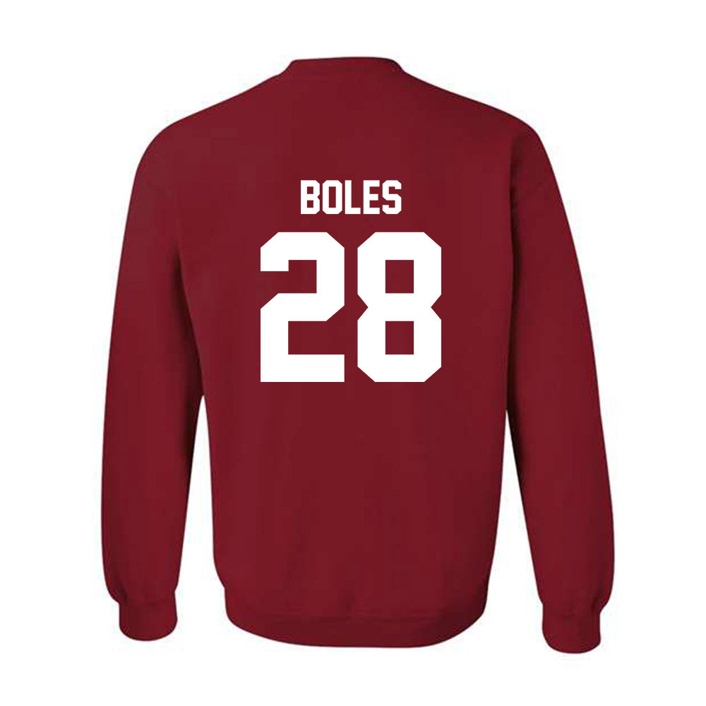 Arkansas - NCAA Baseball : Carson Boles - Classic Shersey Crewneck Sweatshirt