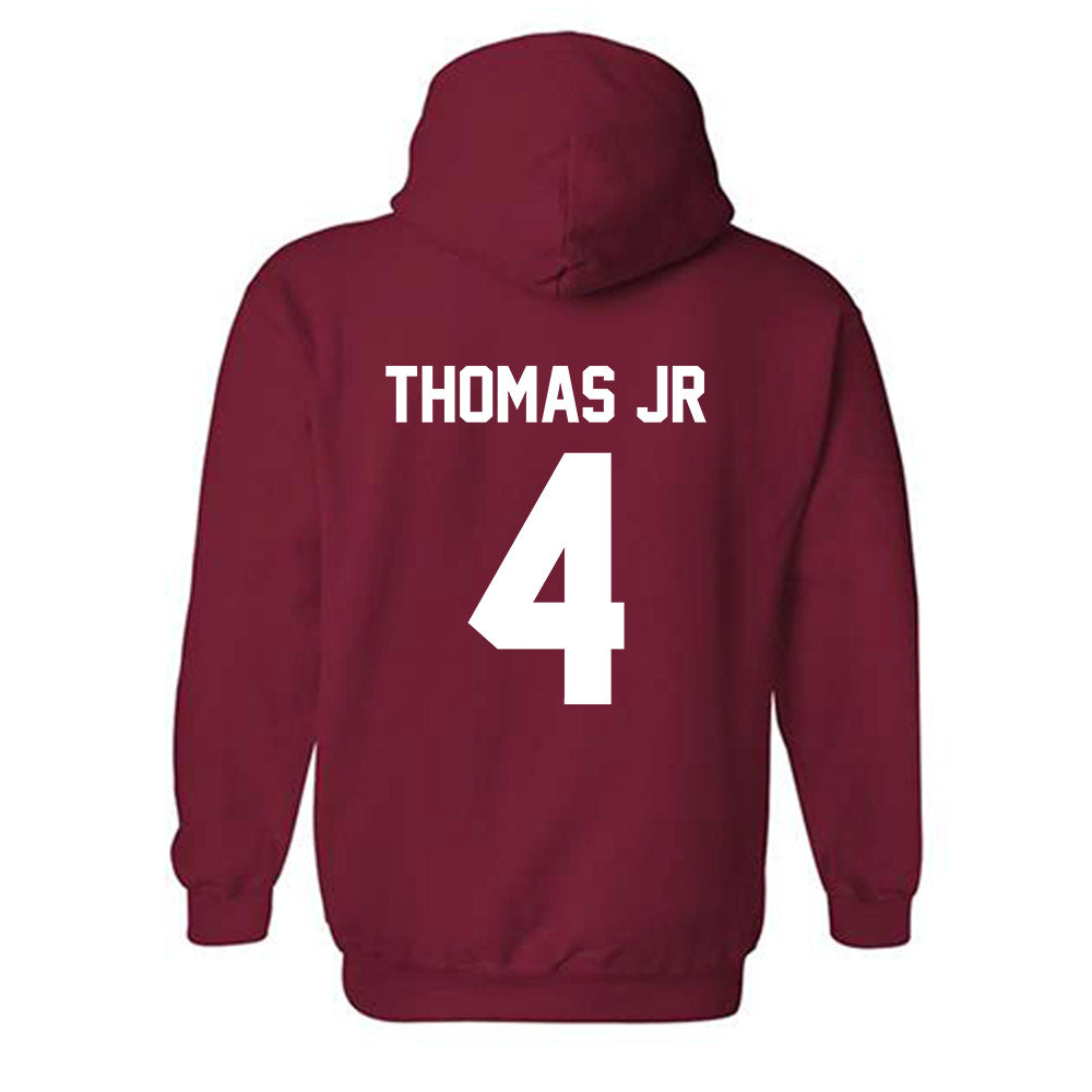 Arkansas - NCAA Baseball : Justin Thomas jr - Classic Shersey Hooded Sweatshirt
