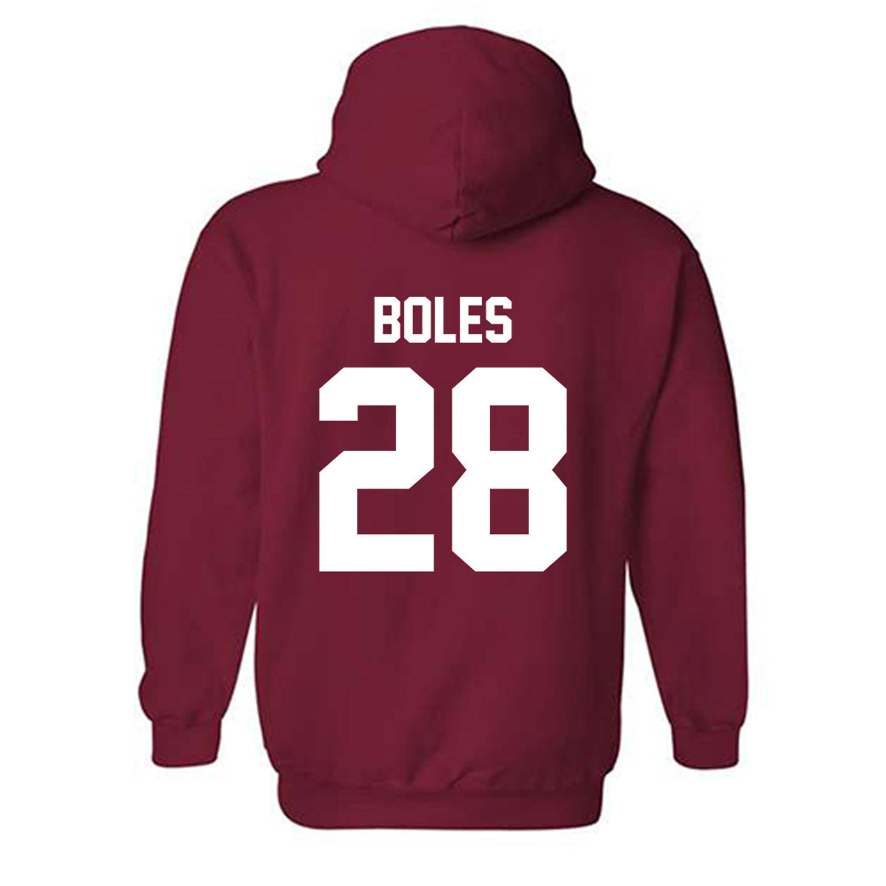 Arkansas - NCAA Baseball : Carson Boles - Classic Shersey Hooded Sweatshirt