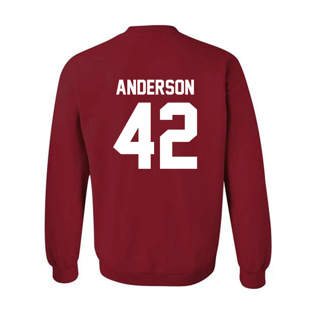 Arkansas - NCAA Baseball : Michael Anderson - Classic Shersey Crewneck Sweatshirt-1