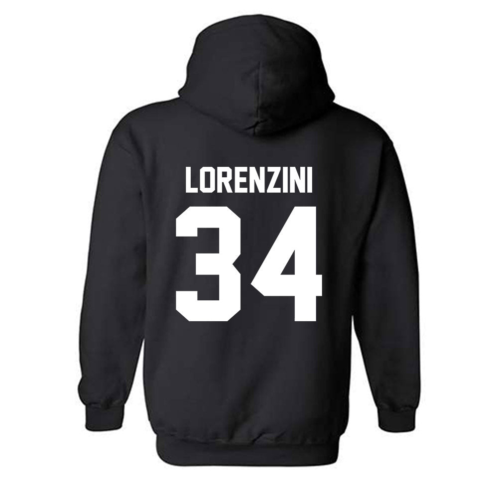 Arkansas - NCAA Baseball : Joey Lorenzini - Generic Shersey Hooded Sweatshirt-1