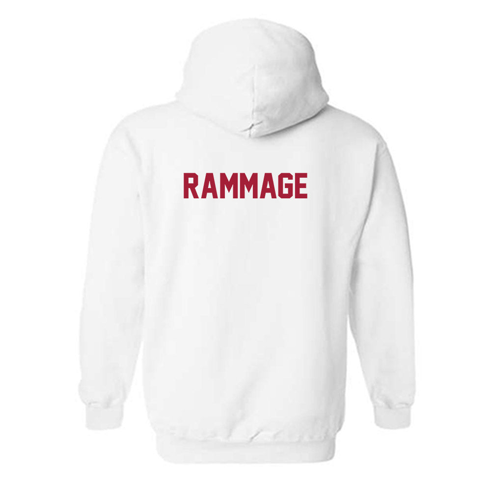 Arkansas - NCAA Men's Track & Field : Joshua Rammage - Generic Shersey Hooded Sweatshirt-1