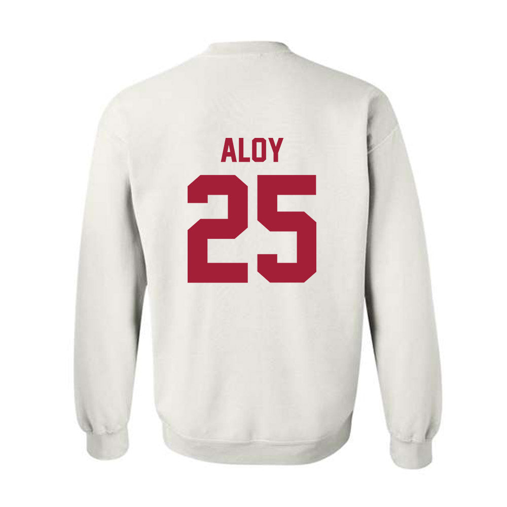 Arkansas - NCAA Baseball : Kuhio Aloy - Generic Shersey Crewneck Sweatshirt-1