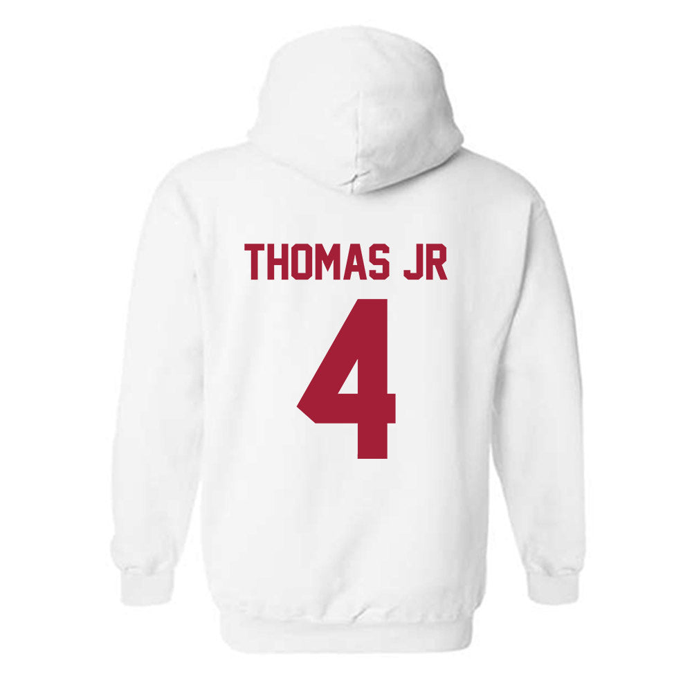 Arkansas - NCAA Baseball : Justin Thomas jr - Generic Shersey Hooded Sweatshirt