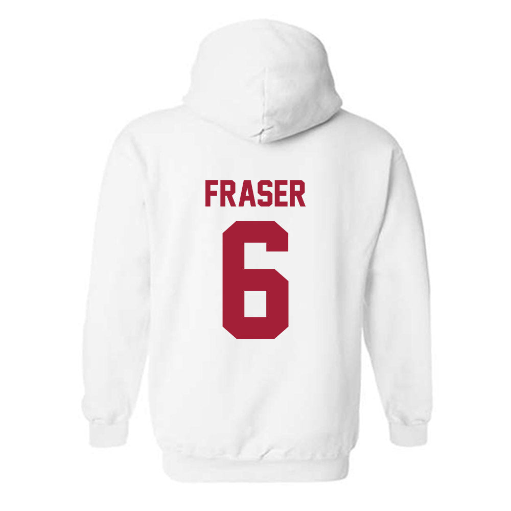 Arkansas - NCAA Baseball : Gabe Fraser - Generic Shersey Hooded Sweatshirt