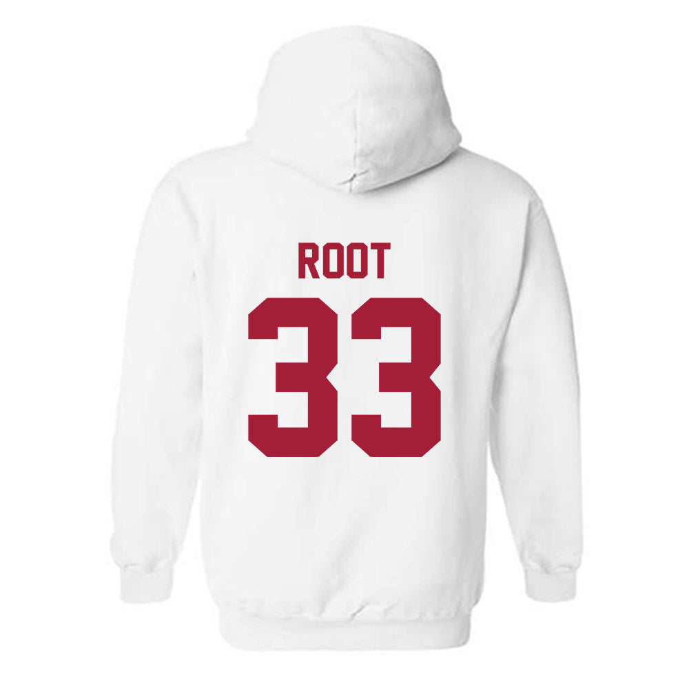 Arkansas - NCAA Baseball : Zach Root - Generic Shersey Hooded Sweatshirt-1