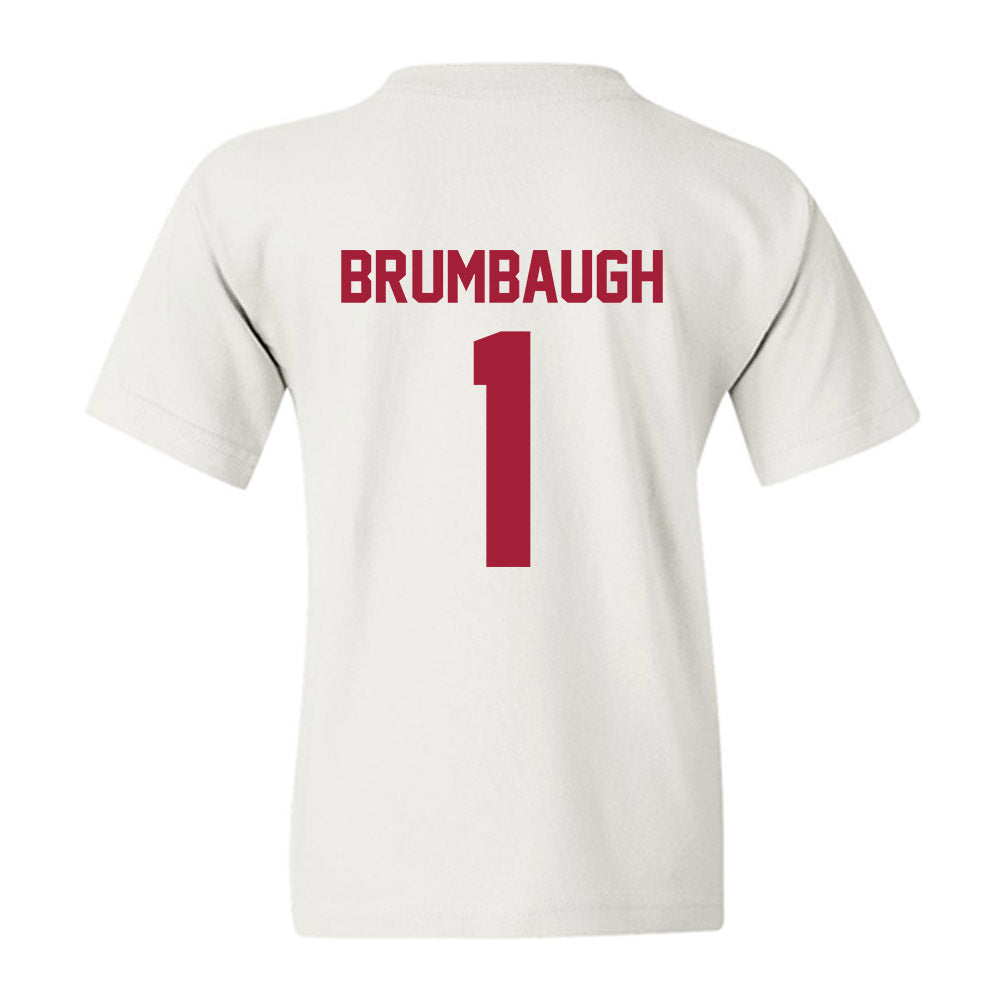 Arkansas - NCAA Baseball : Carson Brumbaugh - Generic Shersey Youth T-Shirt-1