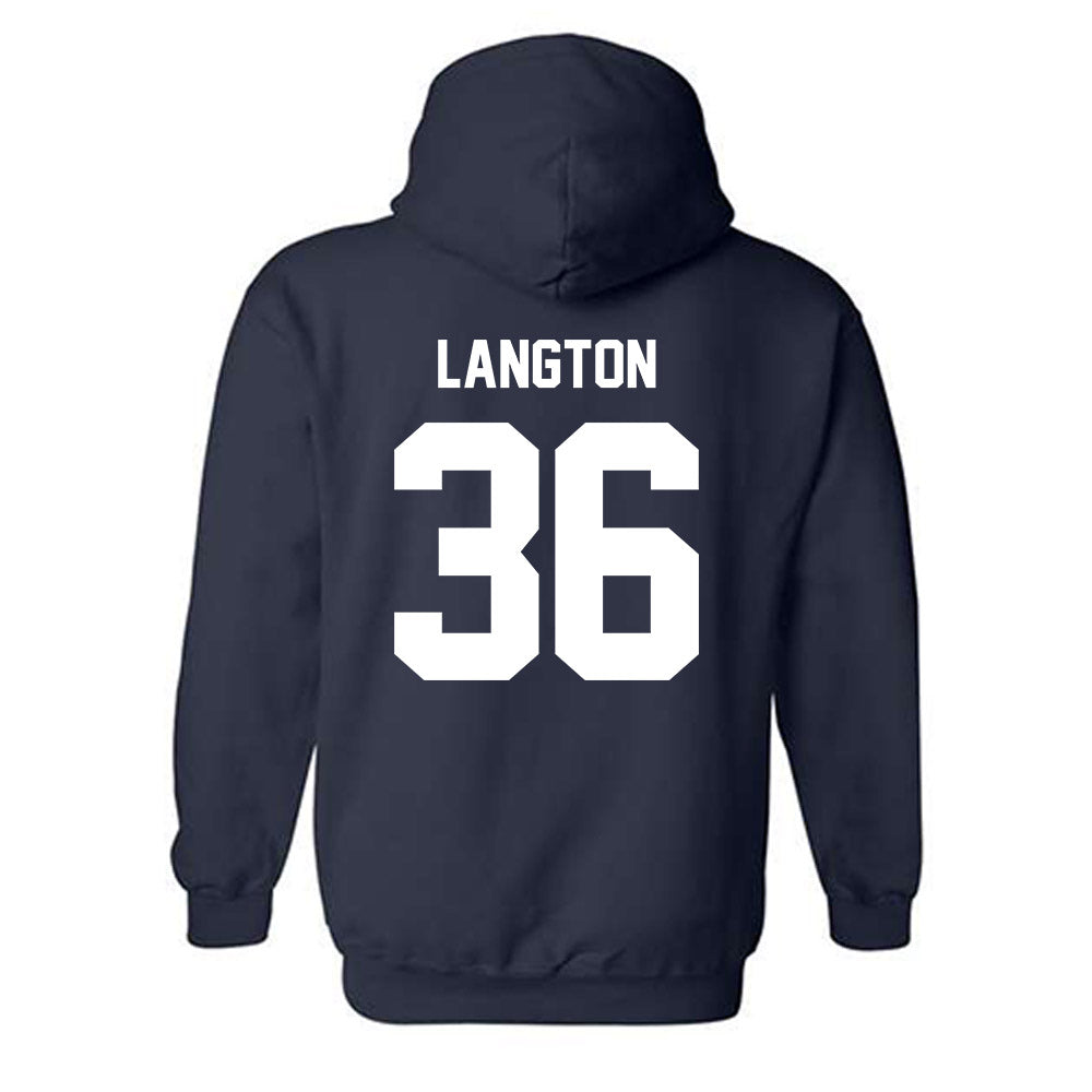 Monmouth - NCAA Football : Steven Langton - Classic Shersey Hooded Sweatshirt