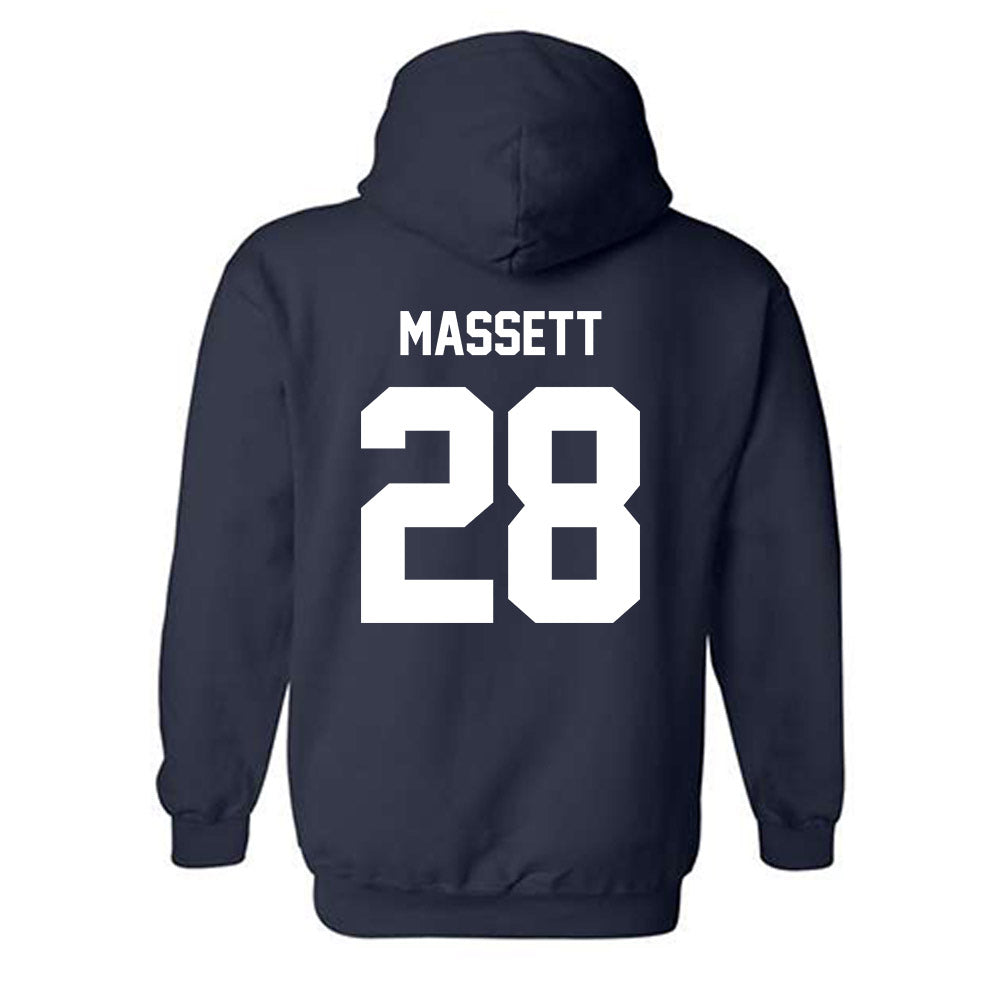 Monmouth - NCAA Men's Lacrosse : Sean Massett - Classic Shersey Hooded Sweatshirt-1