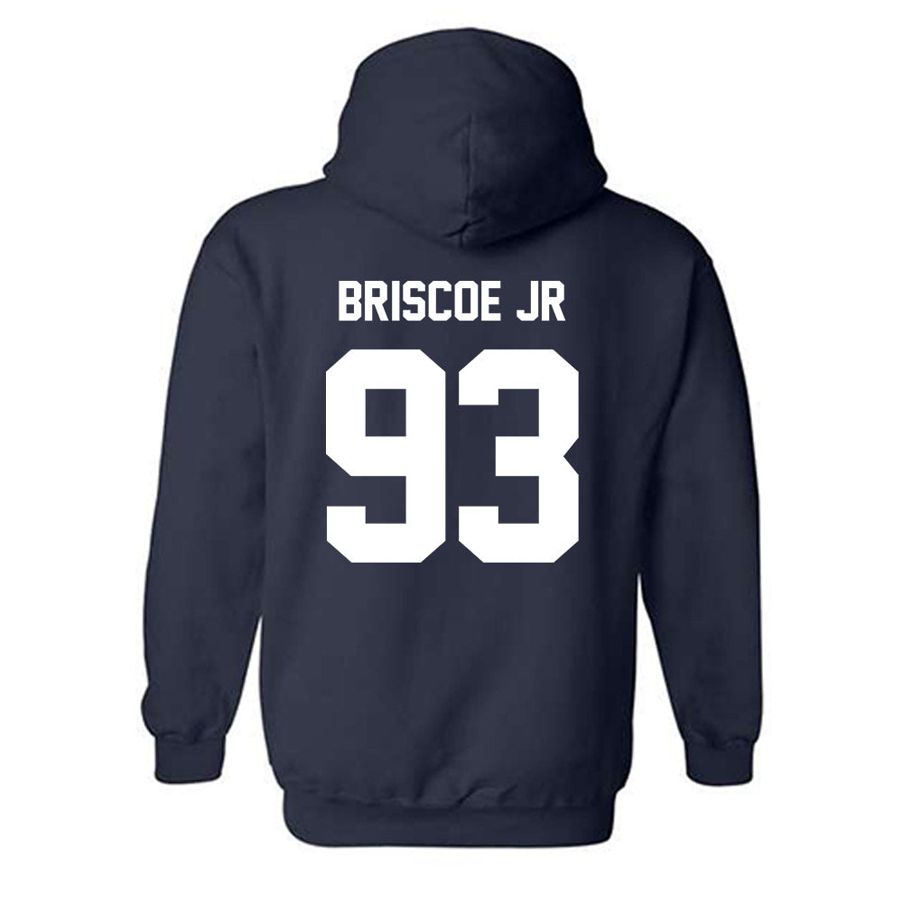 Monmouth - NCAA Football : DJ Briscoe Jr - Classic Shersey Hooded Sweatshirt-1