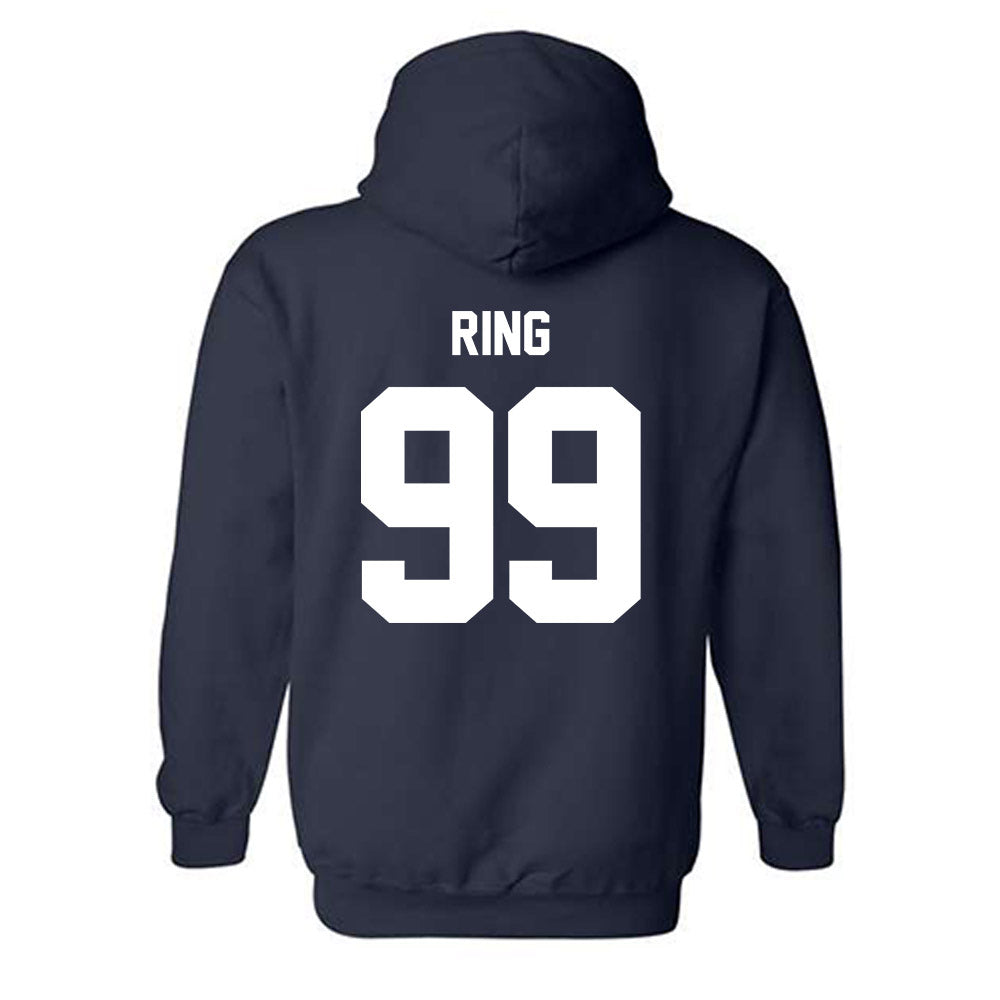 Monmouth - NCAA Men's Lacrosse : Kevin Ring - Classic Shersey Hooded Sweatshirt-1