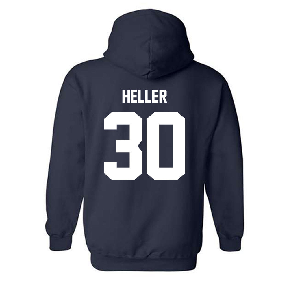 Monmouth - NCAA Men's Lacrosse : Tommy Heller - Classic Shersey Hooded Sweatshirt-1