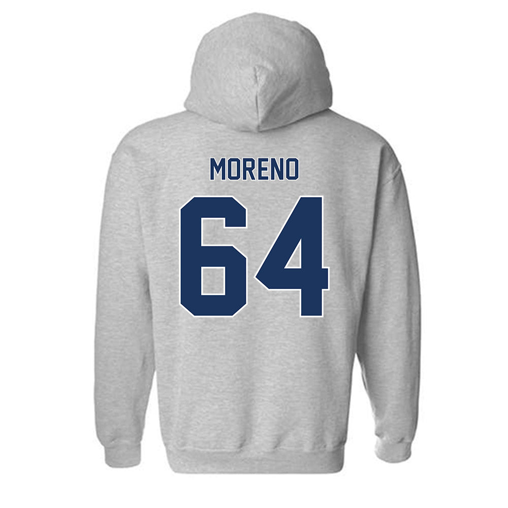 Monmouth - NCAA Football : Chris Moreno - Classic Shersey Hooded Sweatshirt-1