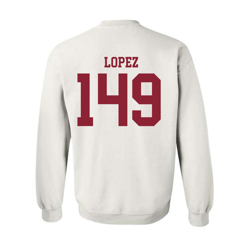 NSU - NCAA Wrestling : Rudy Lopez - Crewneck Sweatshirt-1